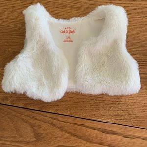 Infant fur vest